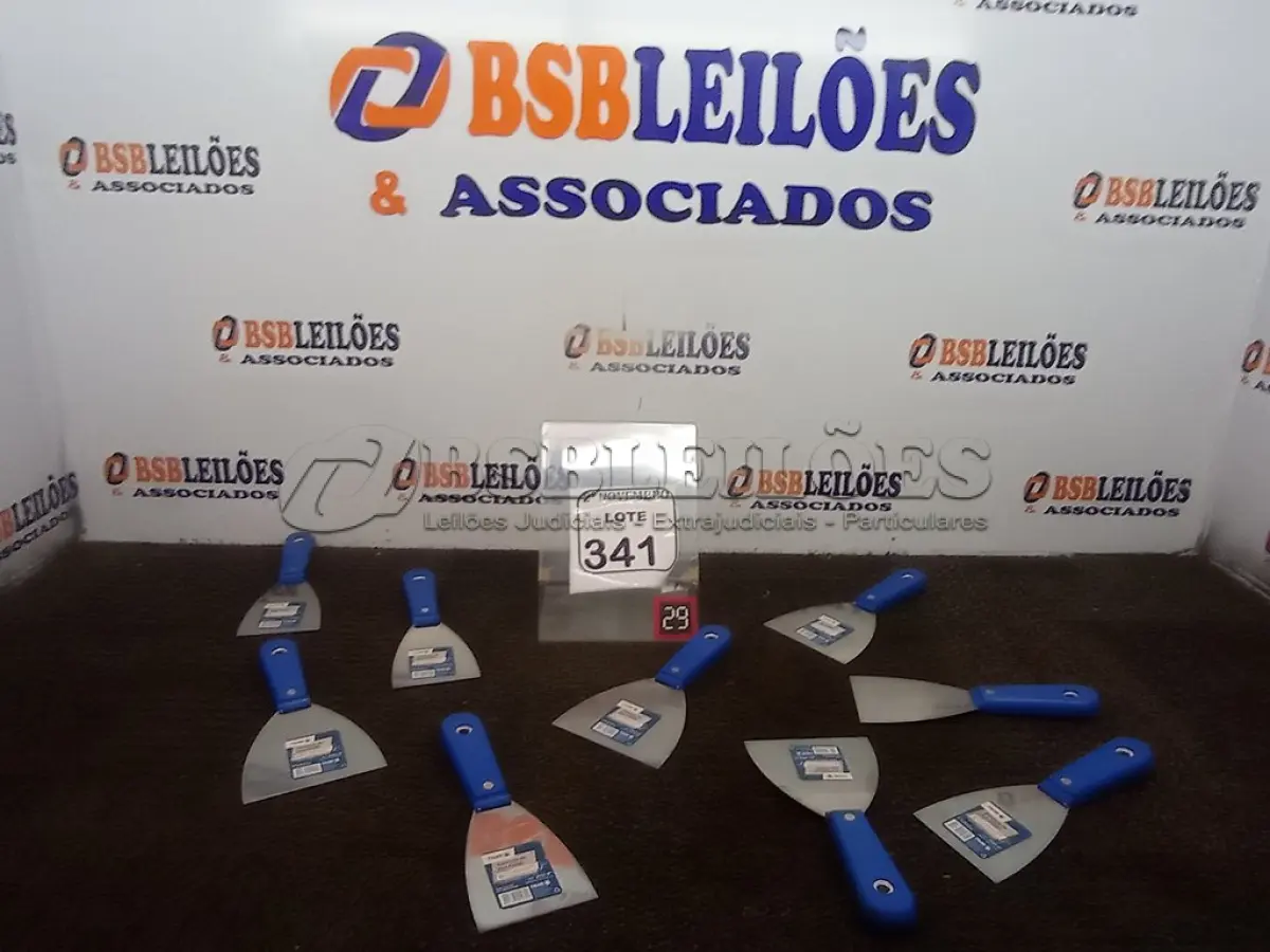 LOTE 341 - 09 ESPÁTULAS MODELOS DIVERSOS MARCA TIGRE(NOVO). (NO ESTADO) ATENÇÃO! FAZER A VISITAÇÃO ANTES DE ARREMATAR, NÃO SABEMOS SE FUNCIONA. LEILÃO NÃO TEM GARANTIA E NEM DEVOLUÇÃO, SUJEITO A POSSÍVEIS AVARIAS VISÍVEIS/OCULTAS E/OU AUSÊNCIA DE COMPONENTES.