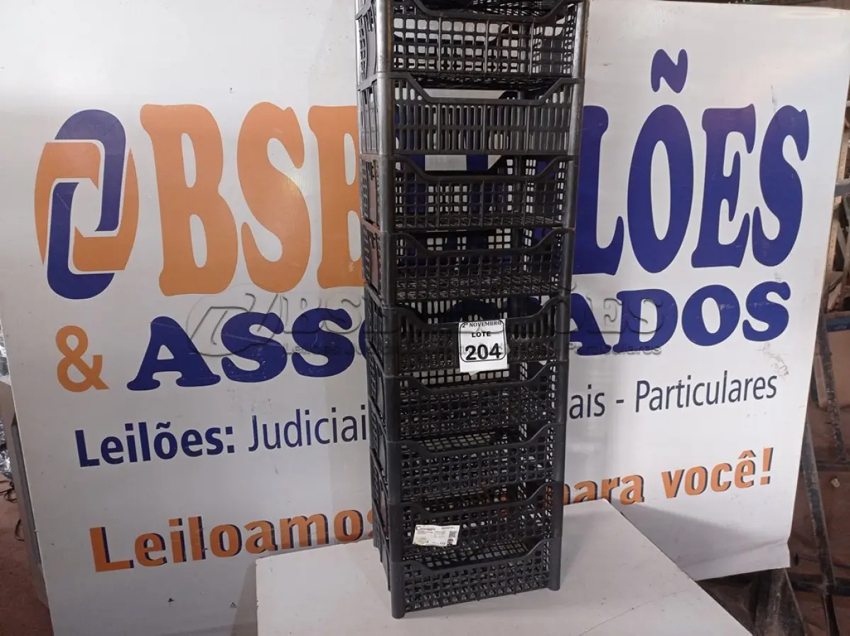 LOTE 204 - 10 CESTAS ORGANIZADORAS DE PLÁSTICO (NOVO). (NO ESTADO) ATENÇÃO! FAZER A VISITAÇÃO ANTES DE ARREMATAR, NÃO SABEMOS SE FUNCIONA. LEILÃO NÃO TEM GARANTIA E NEM DEVOLUÇÃO, SUJEITO A POSSÍVEIS AVARIAS VISÍVEIS/OCULTAS E/OU AUSÊNCIA DE COMPONENTES.