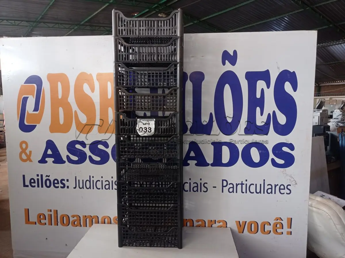LOTE 033 - 10 CESTAS ORGANIZADORAS DE PLÁSTICO (NOVO). (NO ESTADO) ATENÇÃO! FAZER A VISITAÇÃO ANTES DE ARREMATAR, NÃO SABEMOS SE FUNCIONA. LEILÃO NÃO TEM GARANTIA E NEM DEVOLUÇÃO, SUJEITO A POSSÍVEIS AVARIAS VISÍVEIS/OCULTAS E/OU AUSÊNCIA DE COMPONENTES.