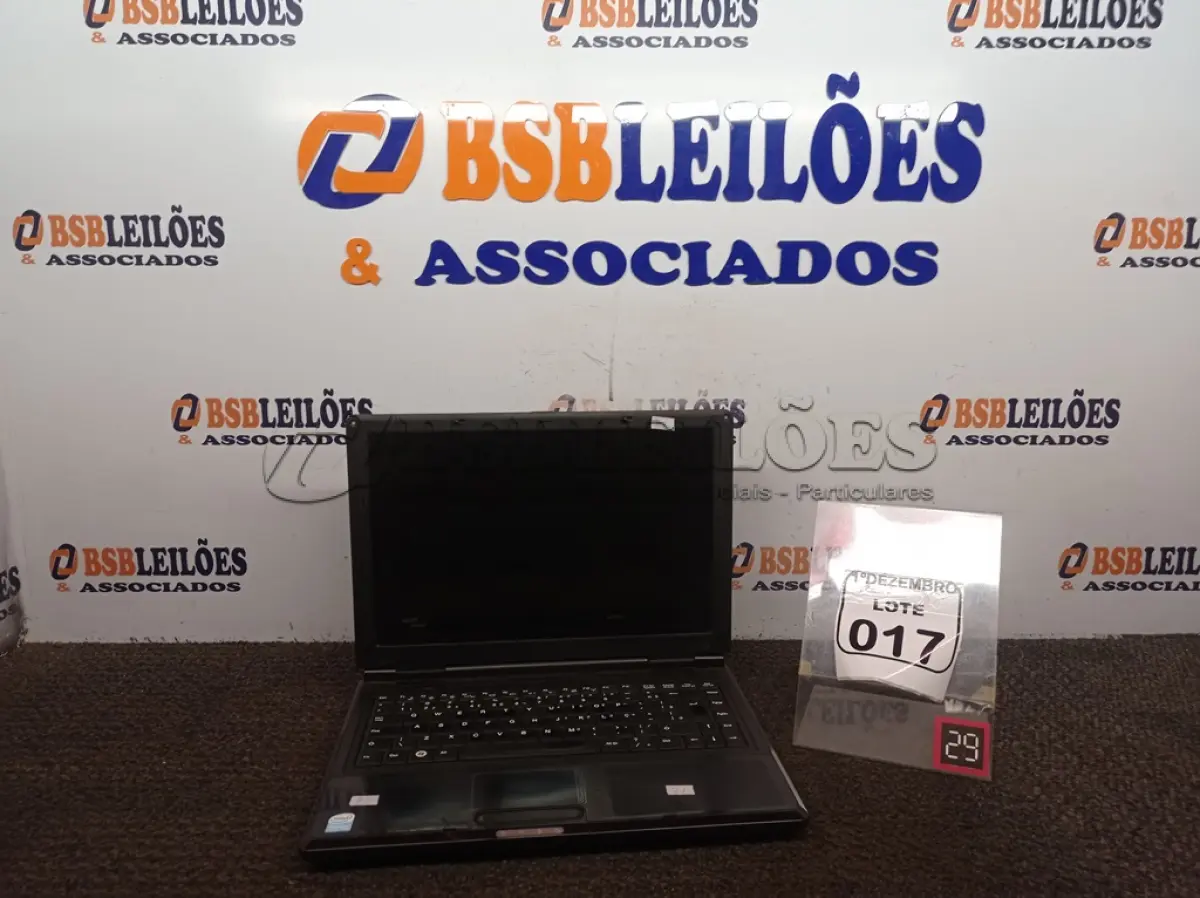 LOTE 017 - 01 NOTEBOOK MARCA WIN. (NO ESTADO) ATENÇÃO! FAZER A VISITAÇÃO ANTES DE ARREMATAR, NÃO SABEMOS SE FUNCIONA. LEILÃO NÃO TEM GARANTIA E NEM DEVOLUÇÃO, SUJEITO A POSSÍVEIS AVARIAS VISÍVEIS/OCULTAS E/OU AUSÊNCIA DE COMPONENTES.