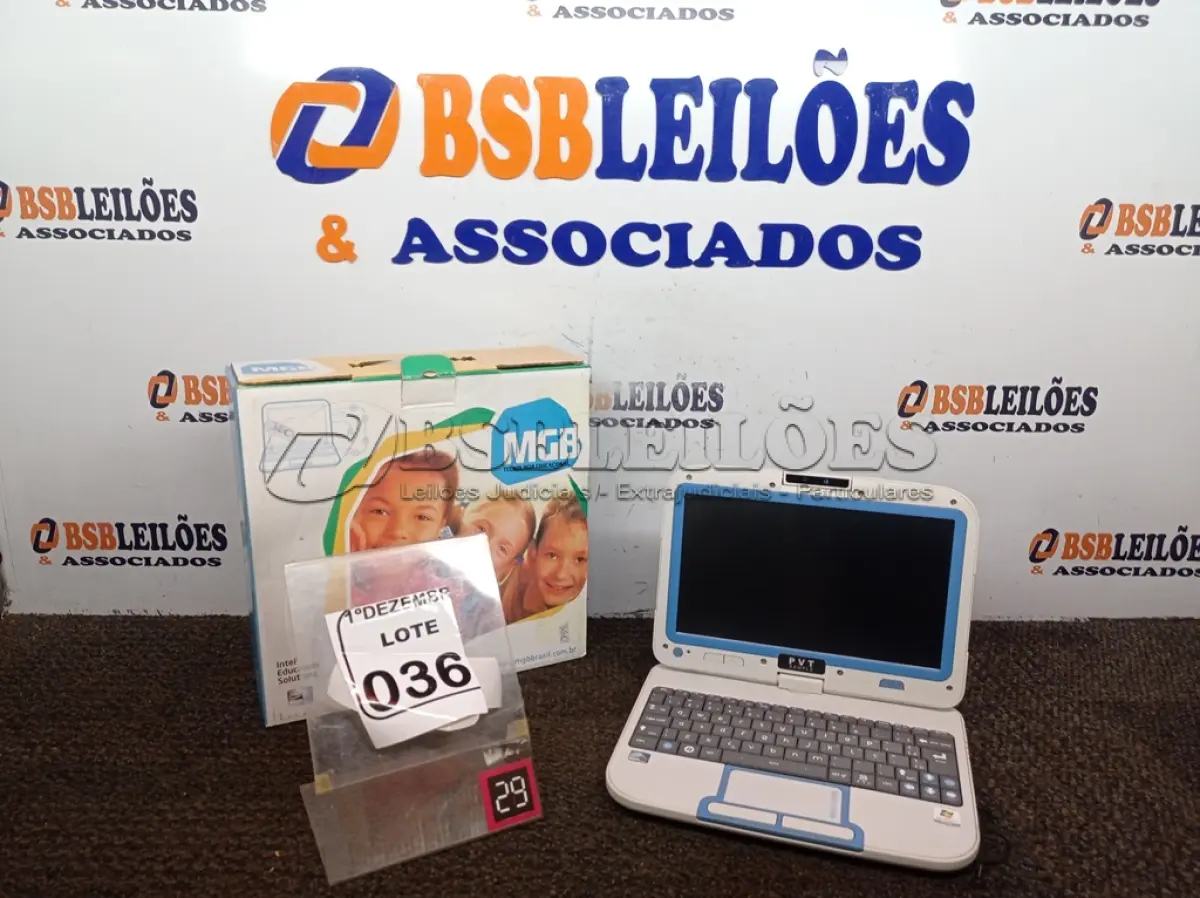 LOTE 036 - 01 NETBOOK P/CRIANÇAS. (NO ESTADO) ATENÇÃO! FAZER A VISITAÇÃO ANTES DE ARREMATAR, NÃO SABEMOS SE FUNCIONA. LEILÃO NÃO TEM GARANTIA E NEM DEVOLUÇÃO, SUJEITO A POSSÍVEIS AVARIAS VISÍVEIS/OCULTAS E/OU AUSÊNCIA DE COMPONENTES.