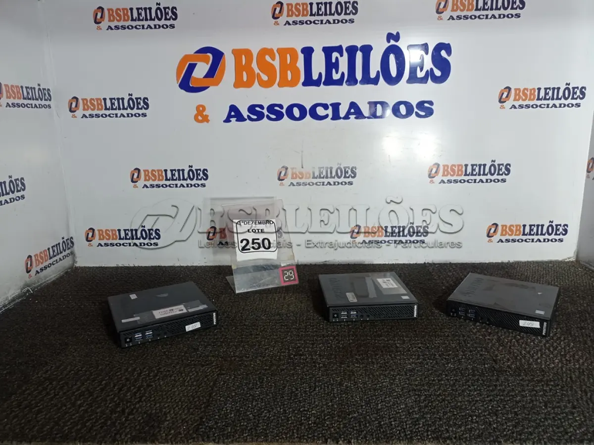 LOTE 250 - 03 MINIS CPU’S MARCA POSITIVO P/RETIRADA DE PEÇAS. (NO ESTADO) ATENÇÃO! FAZER A VISITAÇÃO ANTES DE ARREMATAR, NÃO SABEMOS SE FUNCIONA. LEILÃO NÃO TEM GARANTIA E NEM DEVOLUÇÃO, SUJEITO A POSSÍVEIS AVARIAS VISÍVEIS/OCULTAS E/OU AUSÊNCIA DE COMPONENTES.