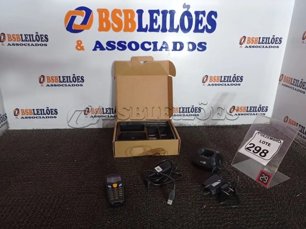 LOTE 298 - 01 COLETOR DE DADOS CIPHER MARCA COMPEX. (NO ESTADO) ATENÇÃO! FAZER A VISITAÇÃO ANTES DE ARREMATAR, NÃO SABEMOS SE FUNCIONA. LEILÃO NÃO TEM GARANTIA E NEM DEVOLUÇÃO, SUJEITO A POSSÍVEIS AVARIAS VISÍVEIS/OCULTAS E/OU AUSÊNCIA DE COMPONENTES.