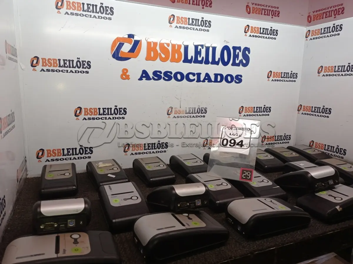 LOTE 094 - 01 LOTE C/VÁRIAS IMPRESSORAS DE CUPOM MARCA DRAGER. (NO ESTADO) ATENÇÃO! FAZER A VISITAÇÃO ANTES DE ARREMATAR, NÃO SABEMOS SE FUNCIONA. LEILÃO NÃO TEM GARANTIA E NEM DEVOLUÇÃO, SUJEITO A POSSÍVEIS AVARIAS VISÍVEIS/OCULTAS E/OU AUSÊNCIA DE COMPONENTES.