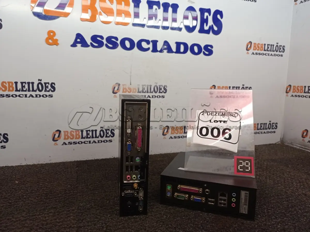 LOTE 006 - 02 MINIS CPU’S MARCA OKI E SPIDER. (NO ESTADO) ATENÇÃO! FAZER A VISITAÇÃO ANTES DE ARREMATAR, NÃO SABEMOS SE FUNCIONA. LEILÃO NÃO TEM GARANTIA E NEM DEVOLUÇÃO, SUJEITO A POSSÍVEIS AVARIAS VISÍVEIS/OCULTAS E/OU AUSÊNCIA DE COMPONENTES.