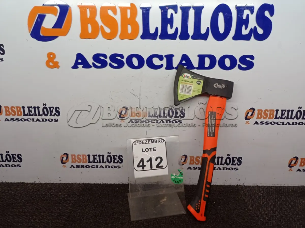 LOTE 412 - 01 MACHADINHA MARCA IDEA(NOVO). (NO ESTADO) ATENÇÃO! FAZER A VISITAÇÃO ANTES DE ARREMATAR, NÃO SABEMOS SE FUNCIONA. LEILÃO NÃO TEM GARANTIA E NEM DEVOLUÇÃO, SUJEITO A POSSÍVEIS AVARIAS VISÍVEIS/OCULTAS E/OU AUSÊNCIA DE COMPONENTES.