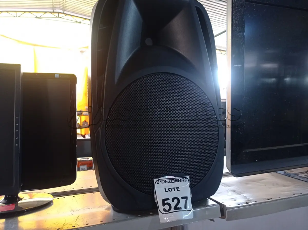 LOTE 527 - 01 CAIXA DE SOM PASSIVA MARCA PZ PRO ÁUDIO. (NO ESTADO) ATENÇÃO! FAZER A VISITAÇÃO ANTES DE ARREMATAR, NÃO SABEMOS SE FUNCIONA. LEILÃO NÃO TEM GARANTIA E NEM DEVOLUÇÃO, SUJEITO A POSSÍVEIS AVARIAS VISÍVEIS/OCULTAS E/OU AUSÊNCIA DE COMPONENTES.