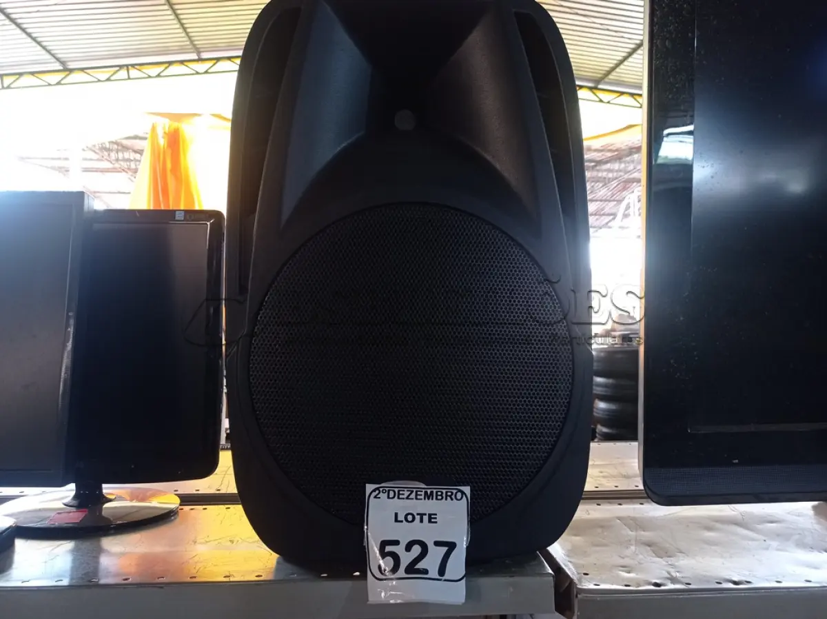 LOTE 527 - 01 CAIXA DE SOM PASSIVA MARCA PZ PRO ÁUDIO. (NO ESTADO) ATENÇÃO! FAZER A VISITAÇÃO ANTES DE ARREMATAR, NÃO SABEMOS SE FUNCIONA. LEILÃO NÃO TEM GARANTIA E NEM DEVOLUÇÃO, SUJEITO A POSSÍVEIS AVARIAS VISÍVEIS/OCULTAS E/OU AUSÊNCIA DE COMPONENTES.