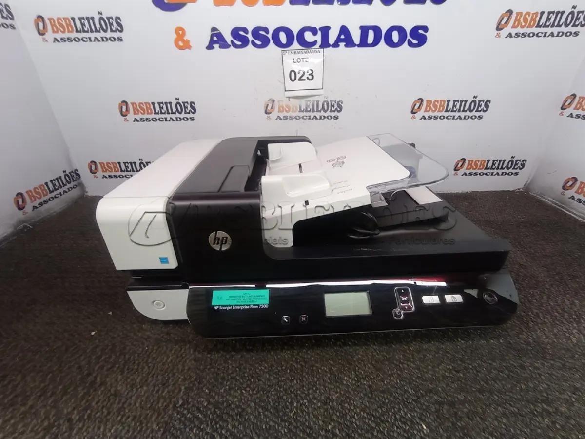LOTE 023 - 01 SCANNER HP 7.500 (PRITNER HP). (NO ESTADO EM QUE SE ENCONTRA. SUJEITO A AVARIAS OCULTAS/VISÍVEIS.)