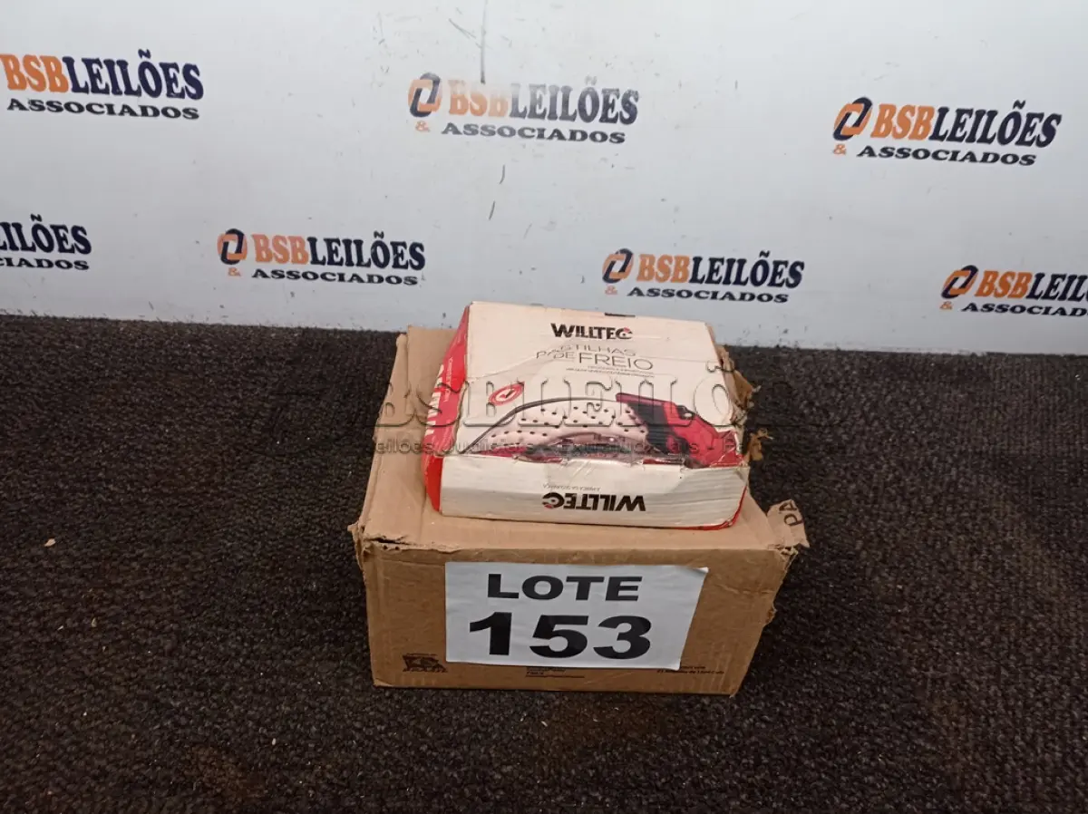 LOTE 153 - 04 – JOGO DE PASTILHAS AUTOMOTIVAS DIVERSOS (NO ESTADO, NÃO SABEMOS SE FUNCIONA. LEILÃO NÃO TEM GARANTIA E NEM DEVOLUÇÃO, SUJEITO A POSSÍVEIS AVARIAS VISÍVEIS/OCULTAS E/OU AUSÊNCIA DE COMPONENTES)