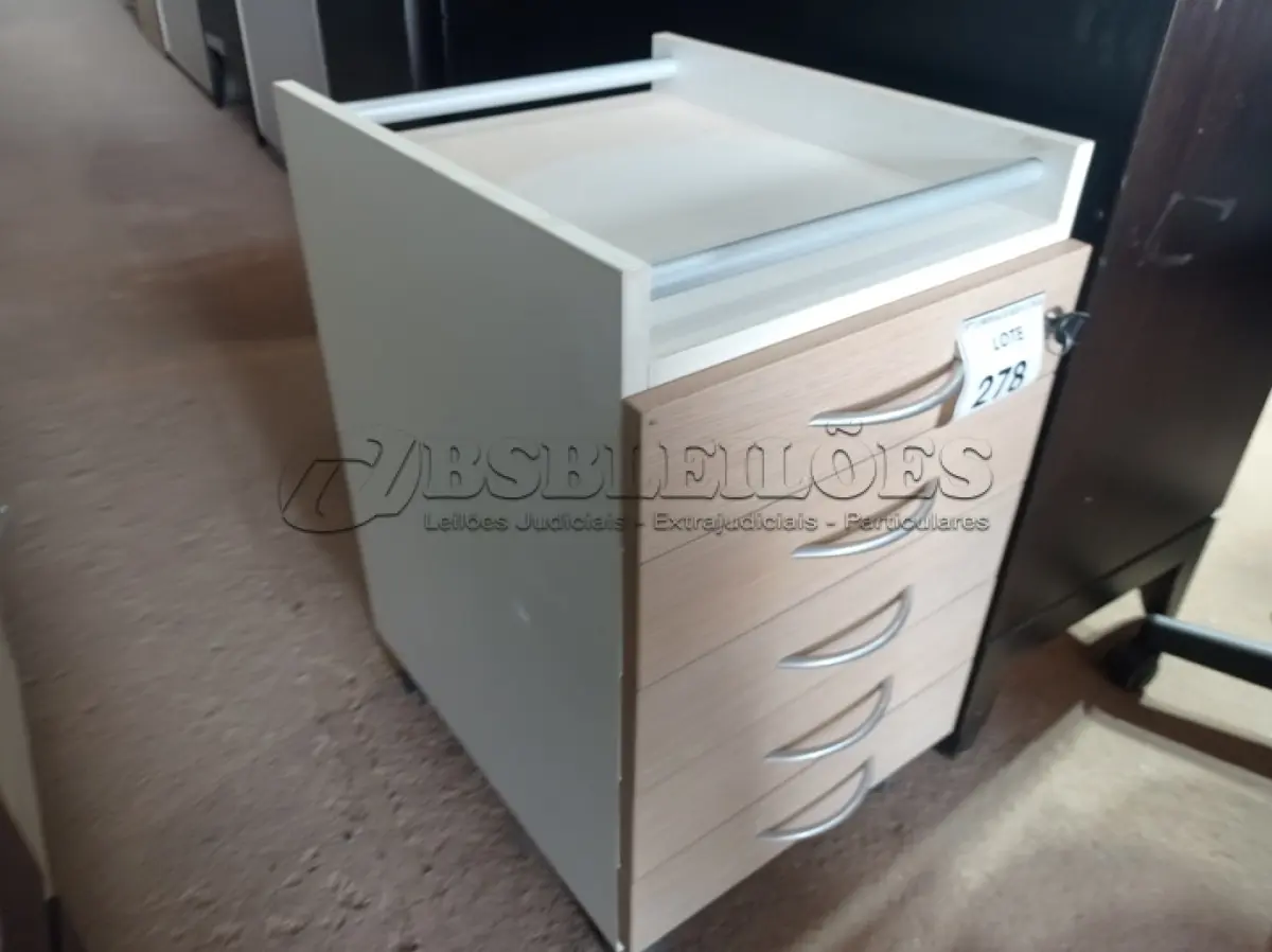 LOTE 278 - 01 GAVETEIRO (DRAWER). (NO ESTADO EM QUE SE ENCONTRA. SUJEITO A AVARIAS OCULTAS/VISÍVEIS.)