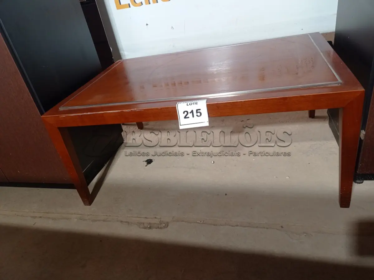 LOTE 215 - 01 MESA DE CENTRO (CENTER TABLE). (NO ESTADO EM QUE SE ENCONTRA. SUJEITO A AVARIAS OCULTAS/VISÍVEIS.)