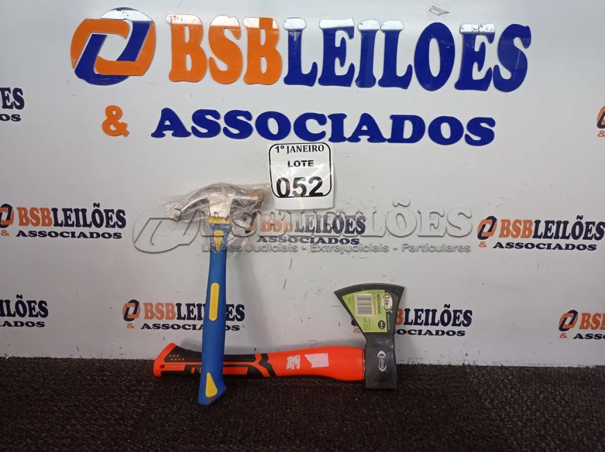 LOTE 052 - 01 MACHADINHA MARCA IDEA E 01 MARTELO MARCA IDEA (NOVO). (NO ESTADO) ATENÇÃO! FAZER A VISITAÇÃO ANTES DE ARREMATAR, NÃO SABEMOS SE FUNCIONA. LEILÃO NÃO TEM GARANTIA E NEM DEVOLUÇÃO, SUJEITO A POSSÍVEIS AVARIAS VISÍVEIS/OCULTAS E/OU AUSÊNCIA DE COMPONENTES.