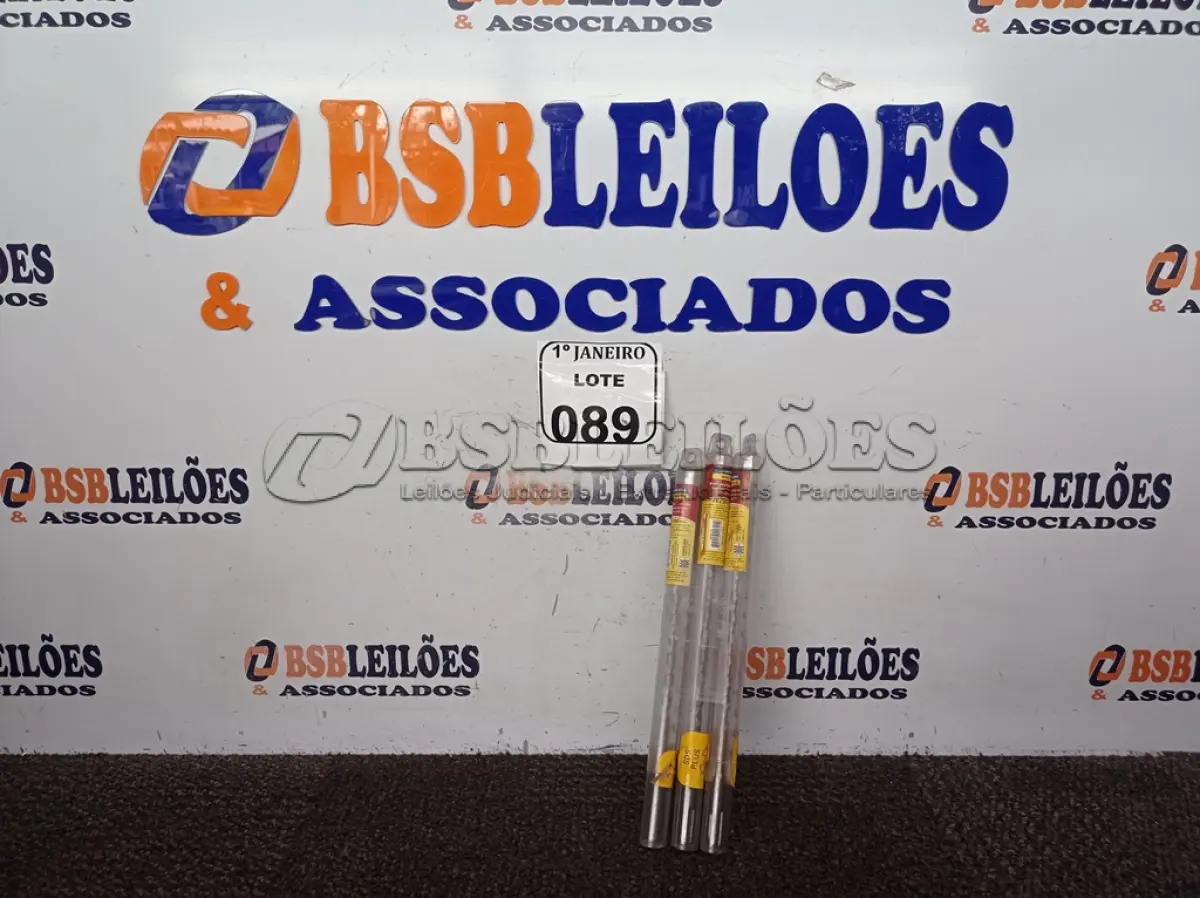 LOTE 089 - 03 BROCAS P/CONCRETO 8 X 260MM MARCA TRAMONTINA (NOVO). (NO ESTADO) ATENÇÃO! FAZER A VISITAÇÃO ANTES DE ARREMATAR, NÃO SABEMOS SE FUNCIONA. LEILÃO NÃO TEM GARANTIA E NEM DEVOLUÇÃO, SUJEITO A POSSÍVEIS AVARIAS VISÍVEIS/OCULTAS E/OU AUSÊNCIA DE COMPONENTES.