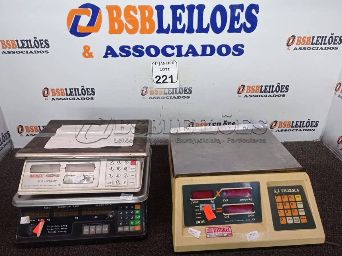 LOTE 221 - 03 BALANÇAS DIGITAL MARCAS E MODELOS DIVERSOS C/AVARIAS. (NO ESTADO) ATENÇÃO! FAZER A VISITAÇÃO ANTES DE ARREMATAR, NÃO SABEMOS SE FUNCIONA. LEILÃO NÃO TEM GARANTIA E NEM DEVOLUÇÃO, SUJEITO A POSSÍVEIS AVARIAS VISÍVEIS/OCULTAS E/OU AUSÊNCIA DE COMPONENTES.