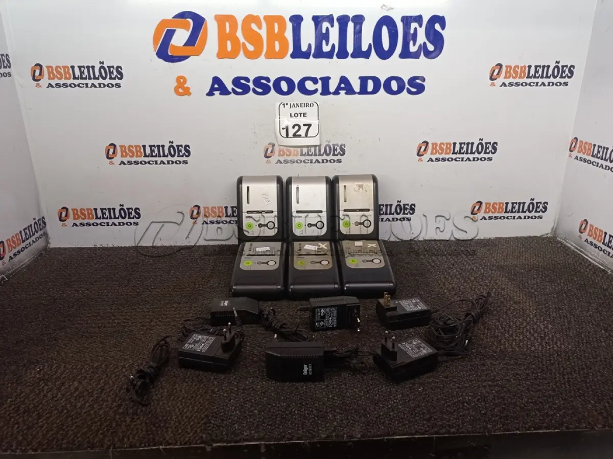 LOTE 127 - 06 ETILÔMETROS MARCA DRAGER C/CARREGADOR. (NO ESTADO) ATENÇÃO! FAZER A VISITAÇÃO ANTES DE ARREMATAR, NÃO SABEMOS SE FUNCIONA. LEILÃO NÃO TEM GARANTIA E NEM DEVOLUÇÃO, SUJEITO A POSSÍVEIS AVARIAS VISÍVEIS/OCULTAS E/OU AUSÊNCIA DE COMPONENTES.