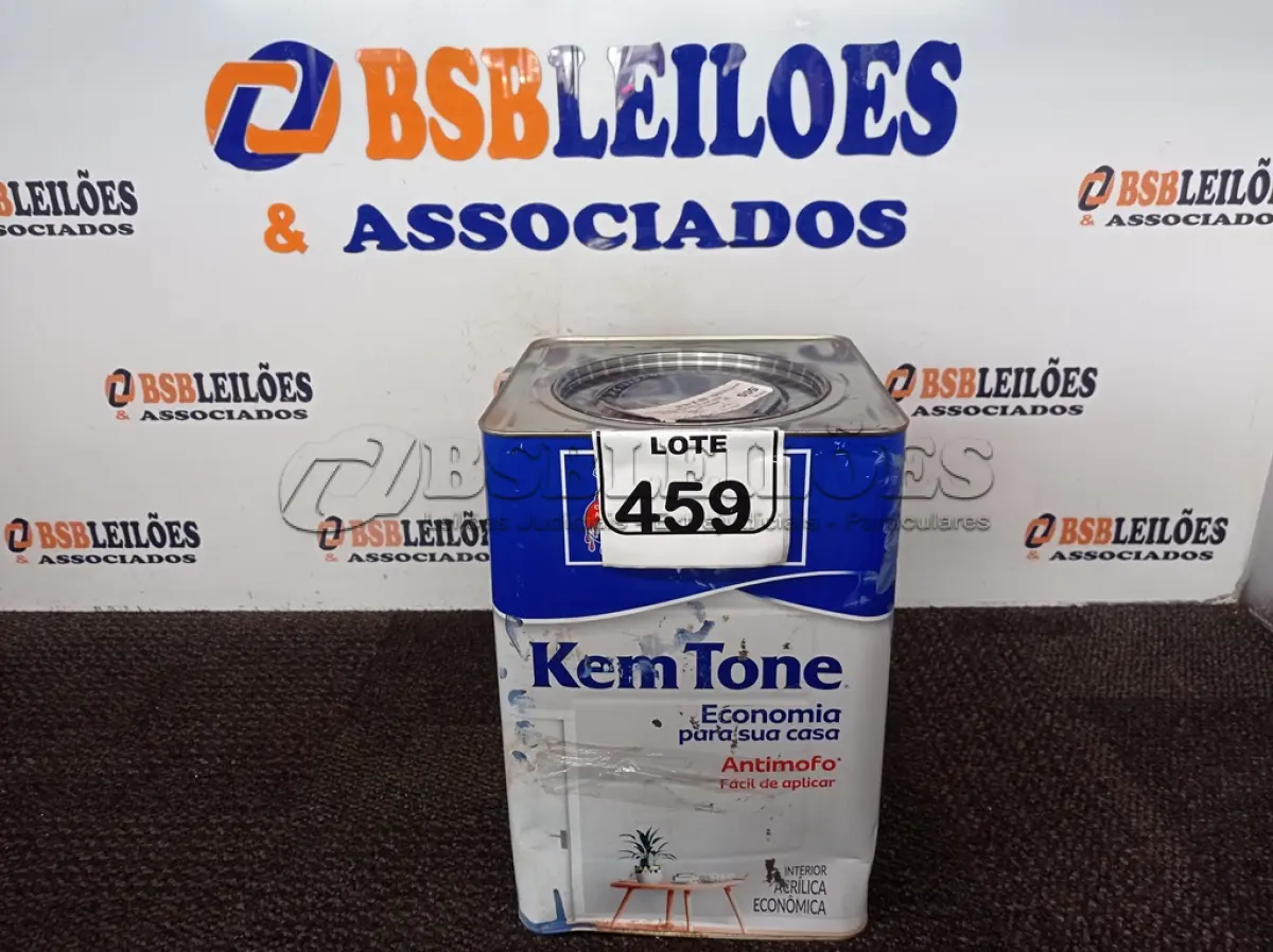 LOTE 459 - 01 LATA DE TINTA ACRÍLICA NA COR AZUL 18L MARCA SHERWIN WILLIANS. (NO ESTADO) ATENÇÃO! FAZER A VISITAÇÃO ANTES DE ARREMATAR, NÃO SABEMOS SE FUNCIONA. LEILÃO NÃO TEM GARANTIA E NEM DEVOLUÇÃO, SUJEITO A POSSÍVEIS AVARIAS VISÍVEIS/OCULTAS E/OU AUSÊNCIA DE COMPONENTES.