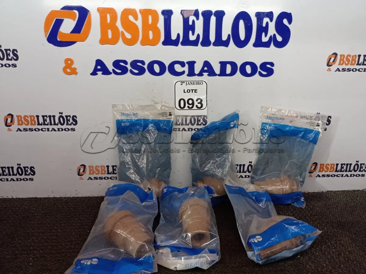 LOTE 093 - 06 VÁLVULAS DE EXTENSÃO 40 MM MARCA HIGIBAN (NOVO). (NO ESTADO) ATENÇÃO! FAZER A VISITAÇÃO ANTES DE ARREMATAR, NÃO SABEMOS SE FUNCIONA. LEILÃO NÃO TEM GARANTIA E NEM DEVOLUÇÃO, SUJEITO A POSSÍVEIS AVARIAS VISÍVEIS/OCULTAS E/OU AUSÊNCIA DE COMPONENTES.