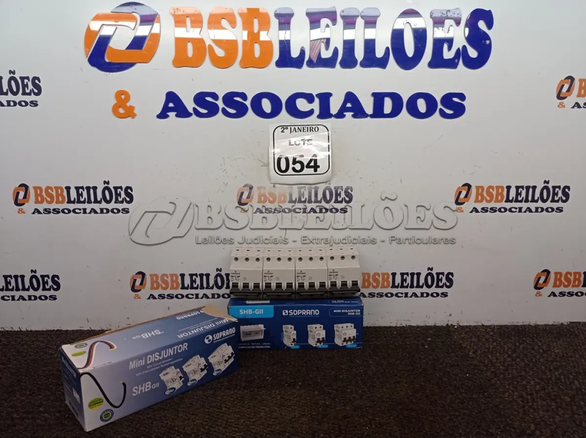 LOTE 054 - 01 LOTE C/VÁRIOS MINI DISJUNTORES MARCAS E MODELOS DIVERSOS(NOVO). (NO ESTADO) ATENÇÃO! FAZER A VISITAÇÃO ANTES DE ARREMATAR, NÃO SABEMOS SE FUNCIONA. LEILÃO NÃO TEM GARANTIA E NEM DEVOLUÇÃO, SUJEITO A POSSÍVEIS AVARIAS VISÍVEIS/OCULTAS E/OU AUSÊNCIA DE COMPONENTES.