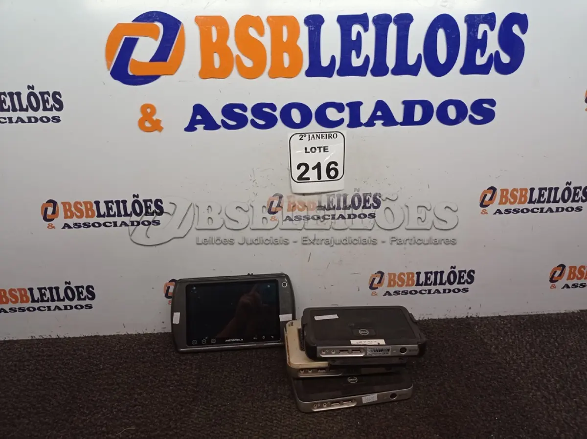 LOTE 216 - 01 TABLET MARCA MOTOROLA E 02 MINIS CPU’S MARCAS DELL E WYSE. (NO ESTADO) ATENÇÃO! FAZER A VISITAÇÃO ANTES DE ARREMATAR, NÃO SABEMOS SE FUNCIONA. LEILÃO NÃO TEM GARANTIA E NEM DEVOLUÇÃO, SUJEITO A POSSÍVEIS AVARIAS VISÍVEIS/OCULTAS E/OU AUSÊNCIA DE COMPONENTES.