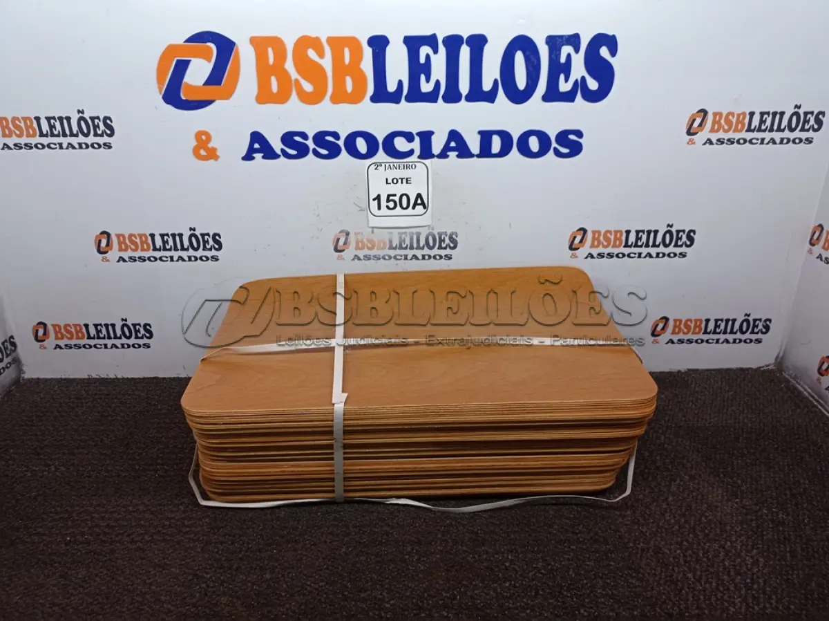 LOTE 150 - 10 TÁBUAS EMBALADAS SEM USO (NO ESTADO) ATENÇÃO! FAZER A VISITAÇÃO ANTES DE ARREMATAR, NÃO SABEMOS SE FUNCIONA. LEILÃO NÃO TEM GARANTIA E NEM DEVOLUÇÃO, SUJEITO A POSSÍVEIS AVARIAS VISÍVEIS/OCULTAS E/OU AUSÊNCIA DE COMPONENTES.
