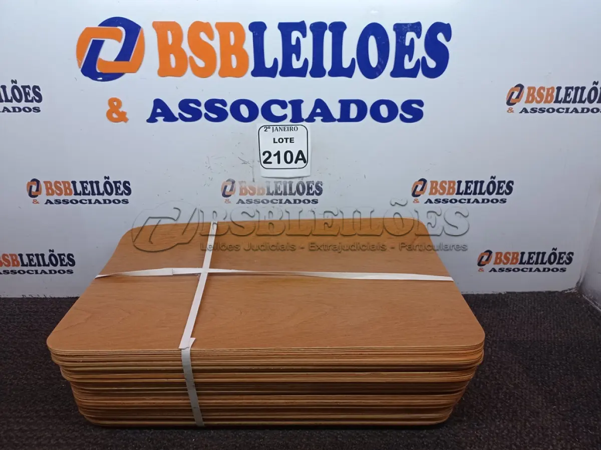 LOTE 210 - 10 TÁBUAS EMBALADAS SEM USO (NO ESTADO) ATENÇÃO! FAZER A VISITAÇÃO ANTES DE ARREMATAR, NÃO SABEMOS SE FUNCIONA. LEILÃO NÃO TEM GARANTIA E NEM DEVOLUÇÃO, SUJEITO A POSSÍVEIS AVARIAS VISÍVEIS/OCULTAS E/OU AUSÊNCIA DE COMPONENTES.