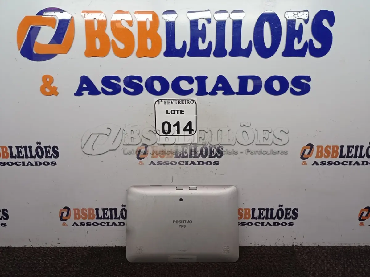 LOTE 014 - 01 TABLET MARCA POSITIVO YPY SEM CARREGADOR. (NO ESTADO) ATENÇÃO! FAZER A VISITAÇÃO ANTES DE ARREMATAR, NÃO SABEMOS SE FUNCIONA. LEILÃO NÃO TEM GARANTIA E NEM DEVOLUÇÃO, SUJEITO A POSSÍVEIS AVARIAS VISÍVEIS/OCULTAS E/OU AUSÊNCIA DE COMPONENTES.