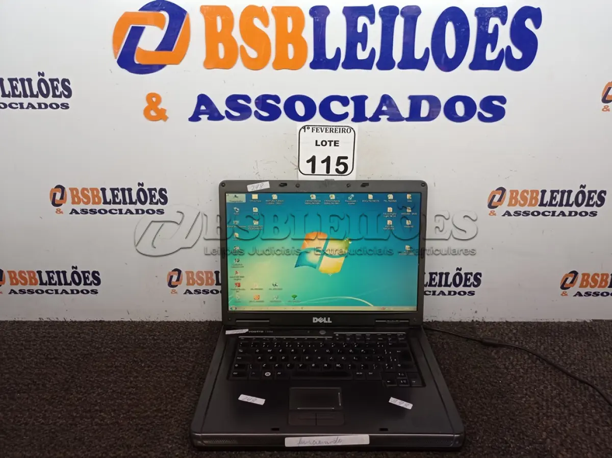 LOTE 115 - 01 NOTEBOOK MARCA DELL MODELO PP23LB SEM FONTE. (NO ESTADO) ATENÇÃO! FAZER A VISITAÇÃO ANTES DE ARREMATAR, NÃO SABEMOS SE FUNCIONA. LEILÃO NÃO TEM GARANTIA E NEM DEVOLUÇÃO, SUJEITO A POSSÍVEIS AVARIAS VISÍVEIS/OCULTAS E/OU AUSÊNCIA DE COMPONENTES.