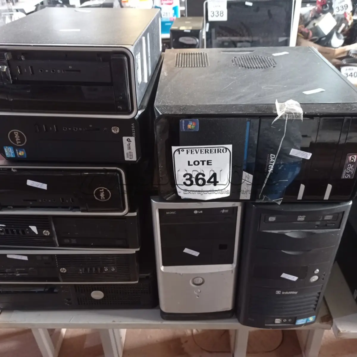 LOTE 364 - 09 CPU’S DIVERSAS. (NO ESTADO) ATENÇÃO! FAZER A VISITAÇÃO ANTES DE ARREMATAR, NÃO SABEMOS SE FUNCIONA. LEILÃO NÃO TEM GARANTIA E NEM DEVOLUÇÃO, SUJEITO A POSSÍVEIS AVARIAS VISÍVEIS/OCULTAS E/OU AUSÊNCIA DE COMPONENTES.