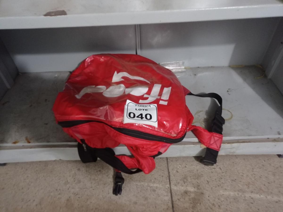 01 BOLSA DO IFOD SEM A CAIXA. (NO ESTADO) ATENÇÃO! FAZER A VISITAÇÃO ANTES DE ARREMATAR, NÃO SABEMOS SE FUNCIONA. LEILÃO NÃO TEM GARANTIA E NEM DEVOLUÇÃO, SUJEITO A POSSÍVEIS AVARIAS VISÍVEIS/OCULTAS E/OU AUSÊNCIA DE COMPONENTES.