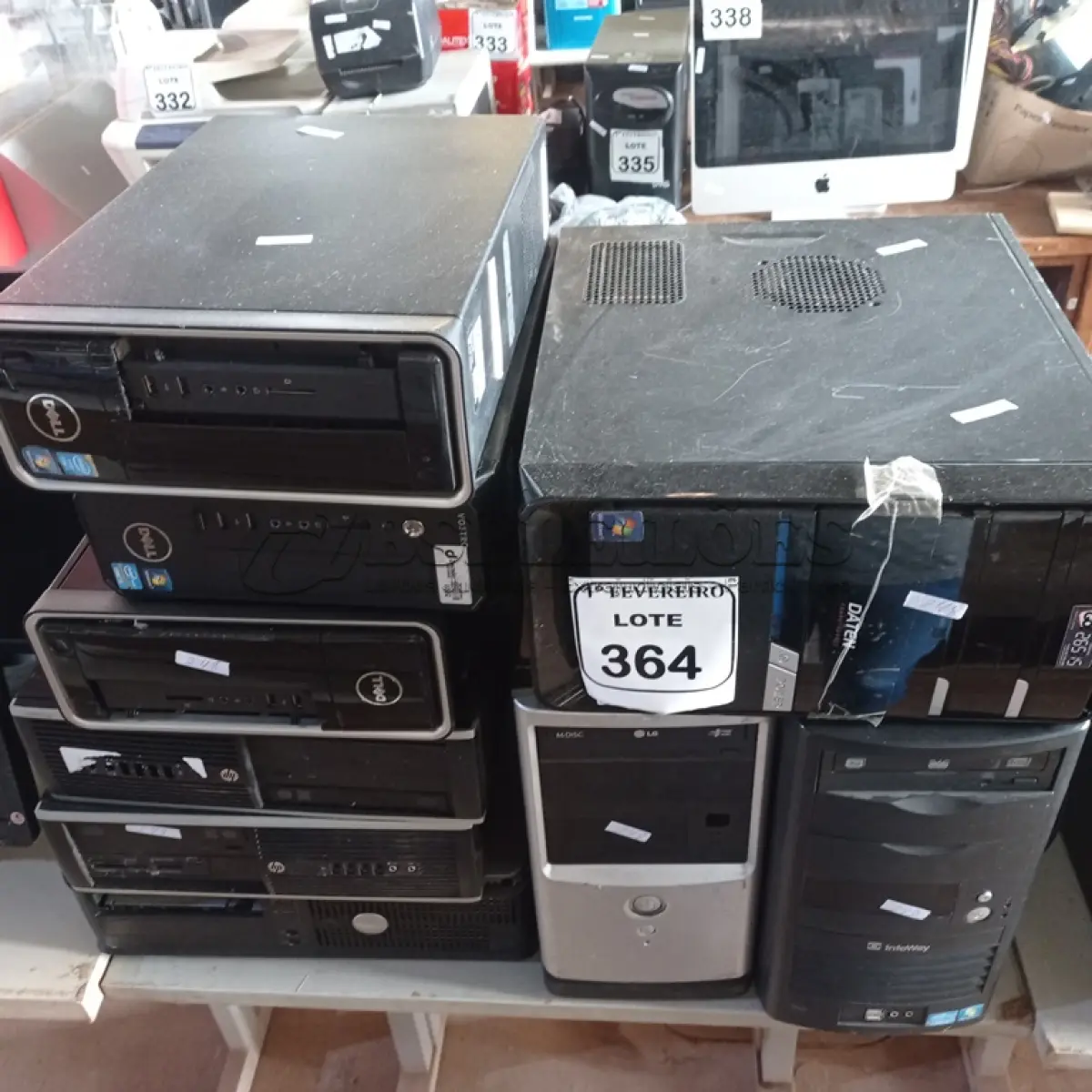 LOTE 364 - 09 CPU’S DIVERSAS. (NO ESTADO) ATENÇÃO! FAZER A VISITAÇÃO ANTES DE ARREMATAR, NÃO SABEMOS SE FUNCIONA. LEILÃO NÃO TEM GARANTIA E NEM DEVOLUÇÃO, SUJEITO A POSSÍVEIS AVARIAS VISÍVEIS/OCULTAS E/OU AUSÊNCIA DE COMPONENTES.