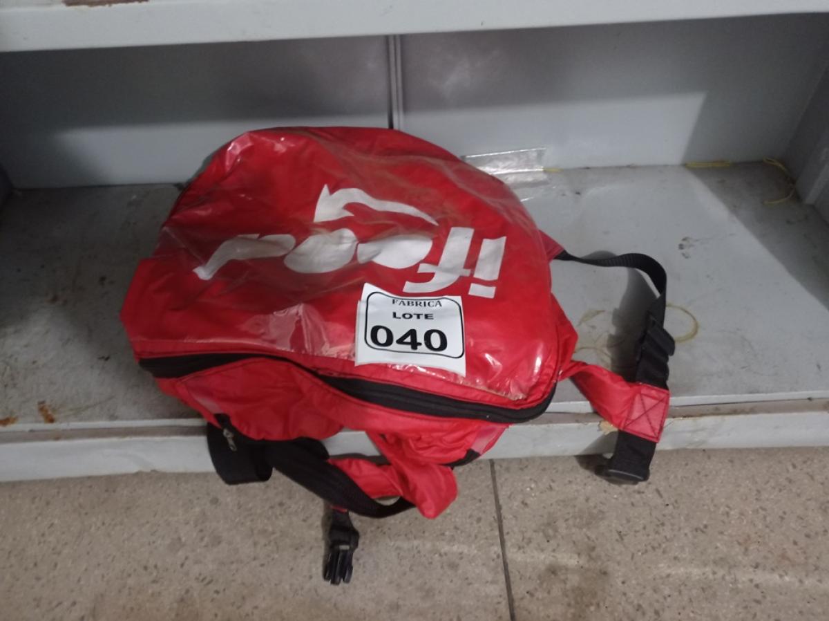 01 BOLSA DO IFOD SEM A CAIXA. (NO ESTADO) ATENÇÃO! FAZER A VISITAÇÃO ANTES DE ARREMATAR, NÃO SABEMOS SE FUNCIONA. LEILÃO NÃO TEM GARANTIA E NEM DEVOLUÇÃO, SUJEITO A POSSÍVEIS AVARIAS VISÍVEIS/OCULTAS E/OU AUSÊNCIA DE COMPONENTES.