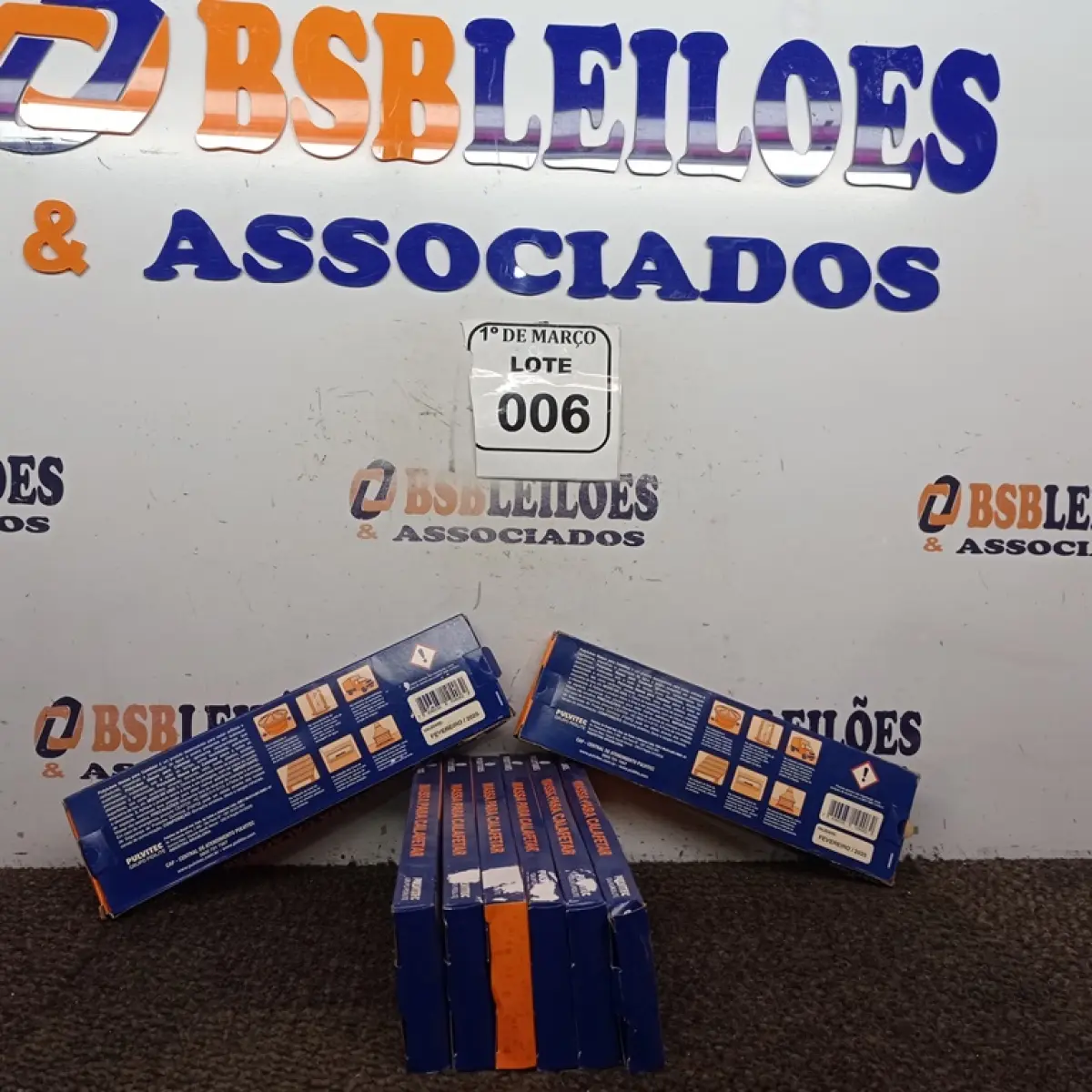 08 MASSAS PARA CALAFETAR FILETES MARCA POLYTUBES. (NOVO) (NO ESTADO) ATENÇÃO! FAZER A VISITAÇÃO ANTES DE ARREMATAR, NÃO SABEMOS SE FUNCIONA. LEILÃO NÃO TEM GARANTIA E NEM DEVOLUÇÃO, SUJEITO A POSSÍVEIS AVARIAS VISÍVEIS/OCULTAS E/OU AUSÊNCIA DE COMPONENTES.
