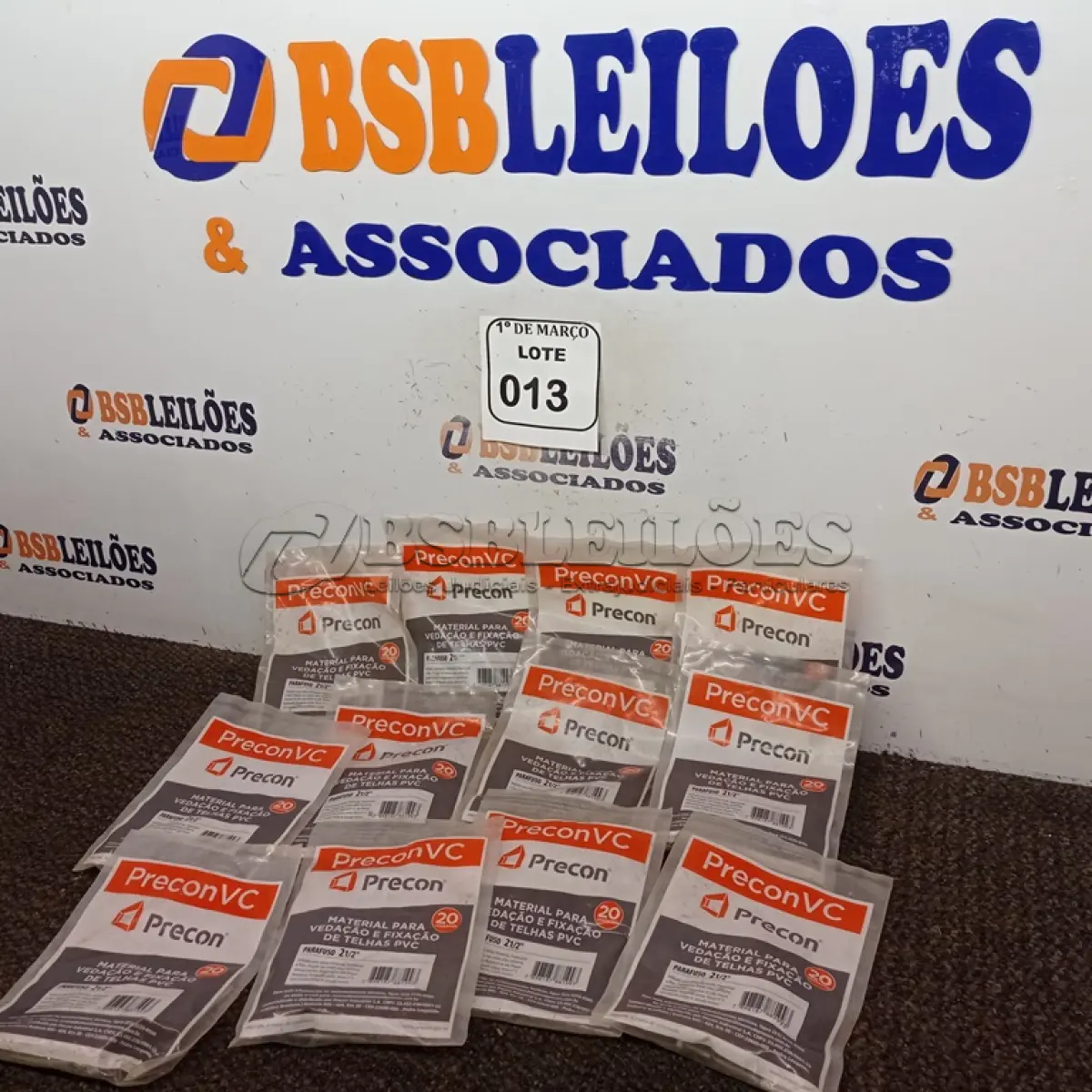 LOTE 013 - 12 PACOTES DE PARAFUSOS 21/2’’ PRECONVC. (NO ESTADO) ATENÇÃO! FAZER A VISITAÇÃO ANTES DE ARREMATAR, NÃO SABEMOS SE FUNCIONA. LEILÃO NÃO TEM GARANTIA E NEM DEVOLUÇÃO, SUJEITO A POSSÍVEIS AVARIAS VISÍVEIS/OCULTAS E/OU AUSÊNCIA DE COMPONENTES.