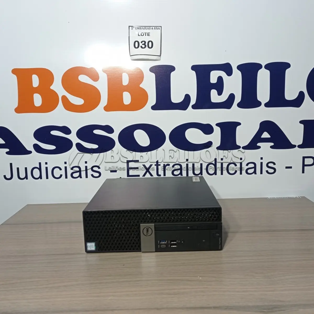LOTE 030 - 01 CPU DELL CORE I5 8GB 7THN GEN - CD0001051944. (NO ESTADO EM QUE SE ENCONTRA. SUJEITO A AVARIAS OCULTAS/VISÍVEIS.)