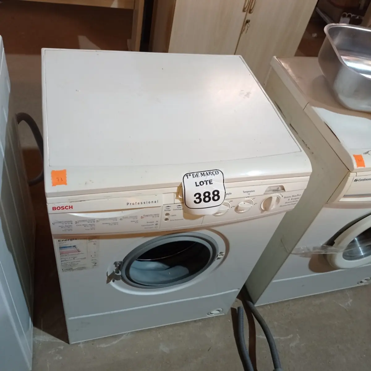 01 MÁQUINA DE LAVAR ROUPAS BOSCH   220 VOLTS COM AVARIAS. (NO ESTADO) ATENÇÃO! FAZER A VISITAÇÃO ANTES DE ARREMATAR, NÃO SABEMOS SE FUNCIONA. LEILÃO NÃO TEM GARANTIA E NEM DEVOLUÇÃO, SUJEITO A POSSÍVEIS AVARIAS VISÍVEIS/OCULTAS E/OU AUSÊNCIA DE COMPONENTES.