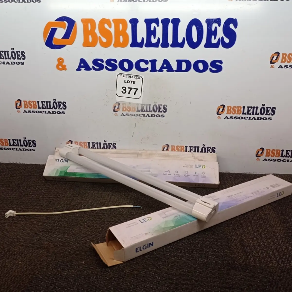 03 LÂMPADAS DE LED MARCA ELGIN BIVOLTS. (NO ESTADO) ATENÇÃO! FAZER A VISITAÇÃO ANTES DE ARREMATAR, NÃO SABEMOS SE FUNCIONA. LEILÃO NÃO TEM GARANTIA E NEM DEVOLUÇÃO, SUJEITO A POSSÍVEIS AVARIAS VISÍVEIS/OCULTAS E/OU AUSÊNCIA DE COMPONENTES.