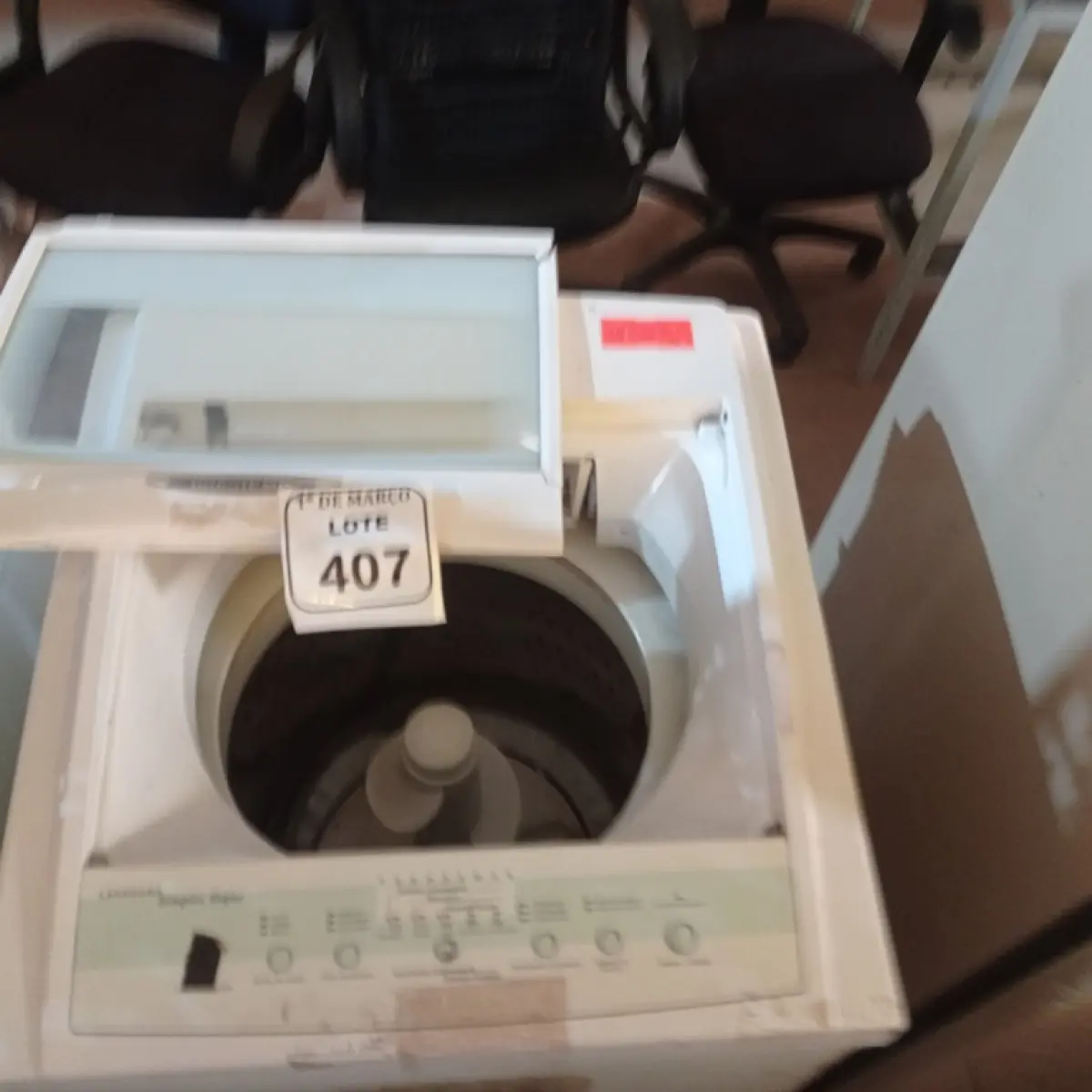 01 MÁQUINA DE LAVAR ROUPAS BRASTEMP 06KG E 01 FOGÃO 04 BOCAS. (NO ESTADO) ATENÇÃO! FAZER A VISITAÇÃO ANTES DE ARREMATAR, NÃO SABEMOS SE FUNCIONA. LEILÃO NÃO TEM GARANTIA E NEM DEVOLUÇÃO, SUJEITO A POSSÍVEIS AVARIAS VISÍVEIS/OCULTAS E/OU AUSÊNCIA DE COMPONENTES.