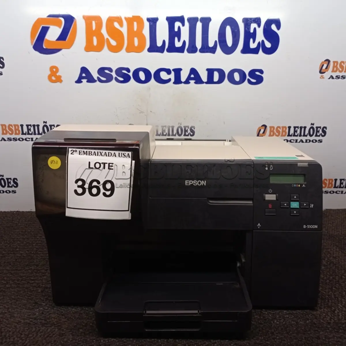 LOTE 369 - 01 EPSON PRINTER 510 DN. (NO ESTADO EM QUE SE ENCONTRA. SUJEITO A AVARIAS OCULTAS/VISÍVEIS.)