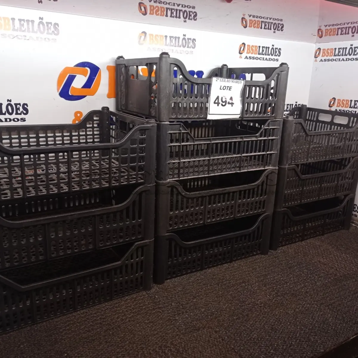 LOTE 494 - 10 CESTAS ORGANIZADORAS. (NO ESTADO) ATENÇÃO! FAZER A VISITAÇÃO ANTES DE ARREMATAR, NÃO SABEMOS SE FUNCIONA. LEILÃO NÃO TEM GARANTIA E NEM DEVOLUÇÃO, SUJEITO A POSSÍVEIS AVARIAS VISÍVEIS/OCULTAS E/OU AUSÊNCIA DE COMPONENTES.