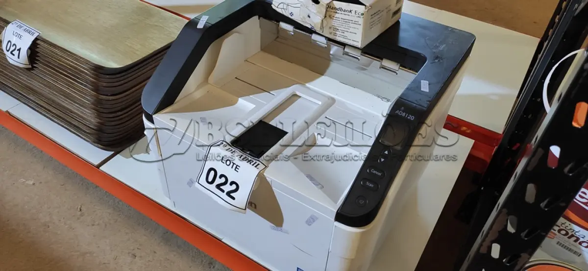 LOTE 022 - 01 IMPRESSORA AVISION. (NO ESTADO) ATENÇÃO! FAZER A VISITAÇÃO ANTES DE ARREMATAR, NÃO SABEMOS SE FUNCIONA. LEILÃO NÃO TEM GARANTIA E NEM DEVOLUÇÃO, SUJEITO A POSSÍVEIS AVARIAS VISÍVEIS/OCULTAS E/OU AUSÊNCIA DE COMPONENTES.