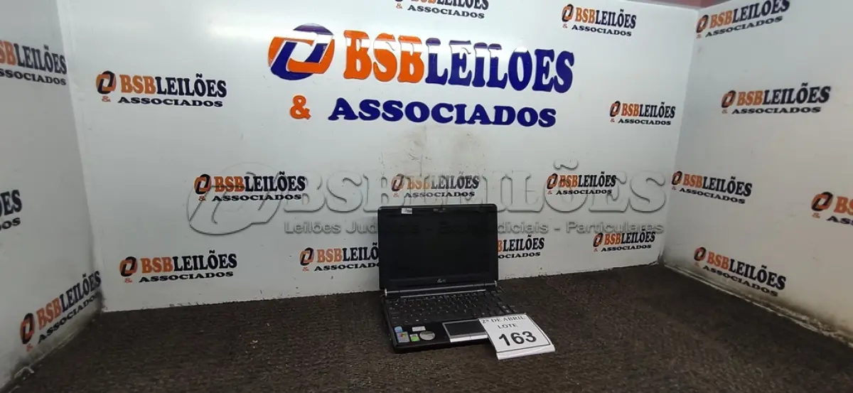 LOTE 163 - 01 NOTEBOOK EEEPC SEM FONTE. (NO ESTADO) ATENÇÃO! FAZER A VISITAÇÃO ANTES DE ARREMATAR, NÃO SABEMOS SE FUNCIONA. LEILÃO NÃO TEM GARANTIA E NEM DEVOLUÇÃO, SUJEITO A POSSÍVEIS AVARIAS VISÍVEIS/OCULTAS E/OU AUSÊNCIA DE COMPONENTES.