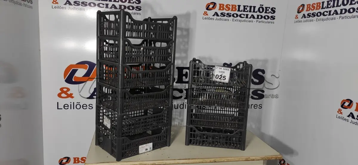 LOTE 025 - 10 CESTAS ORGANIZADORAS. (NO ESTADO) ATENÇÃO! FAZER A VISITAÇÃO ANTES DE ARREMATAR, NÃO SABEMOS SE FUNCIONA. LEILÃO NÃO TEM GARANTIA E NEM DEVOLUÇÃO, SUJEITO A POSSÍVEIS AVARIAS VISÍVEIS/OCULTAS E/OU AUSÊNCIA DE COMPONENTES.