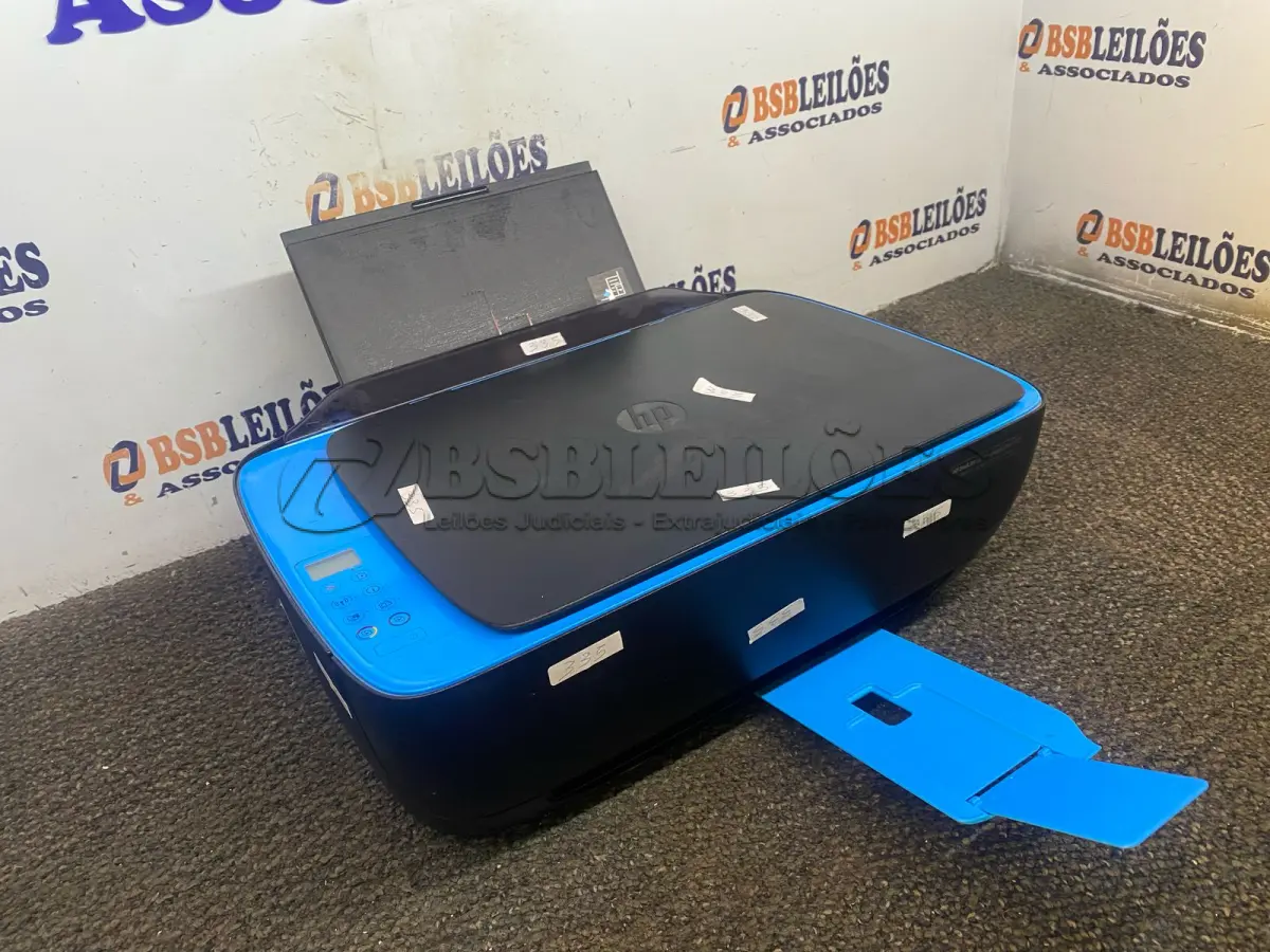 LOTE 375 - 01 IMPRESSORA HP DESKJET ULTRA 4729. (NO ESTADO) ATENÇÃO! FAZER A VISITAÇÃO ANTES DE ARREMATAR, NÃO SABEMOS SE FUNCIONA. LEILÃO NÃO TEM GARANTIA E NEM DEVOLUÇÃO, SUJEITO A POSSÍVEIS AVARIAS VISÍVEIS/OCULTAS E/OU AUSÊNCIA DE COMPONENTES.