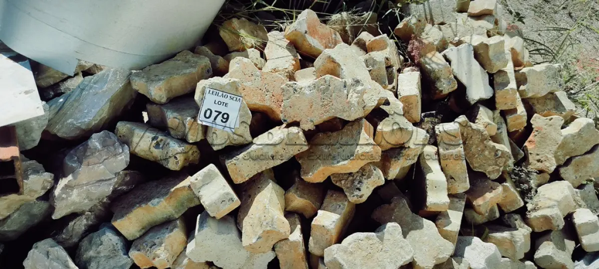 LOTE 079 - 01 COM BLOQUETES EM CONCRETO.  (NO ESTADO) ATENÇÃO! FAZER A VISITAÇÃO ANTES DE ARREMATAR, NÃO SABEMOS SE FUNCIONA. LEILÃO NÃO TEM GARANTIA E NEM DEVOLUÇÃO, SUJEITO A POSSÍVEIS AVARIAS VISÍVEIS/OCULTAS E/OU AUSÊNCIA DE COMPONENTES.