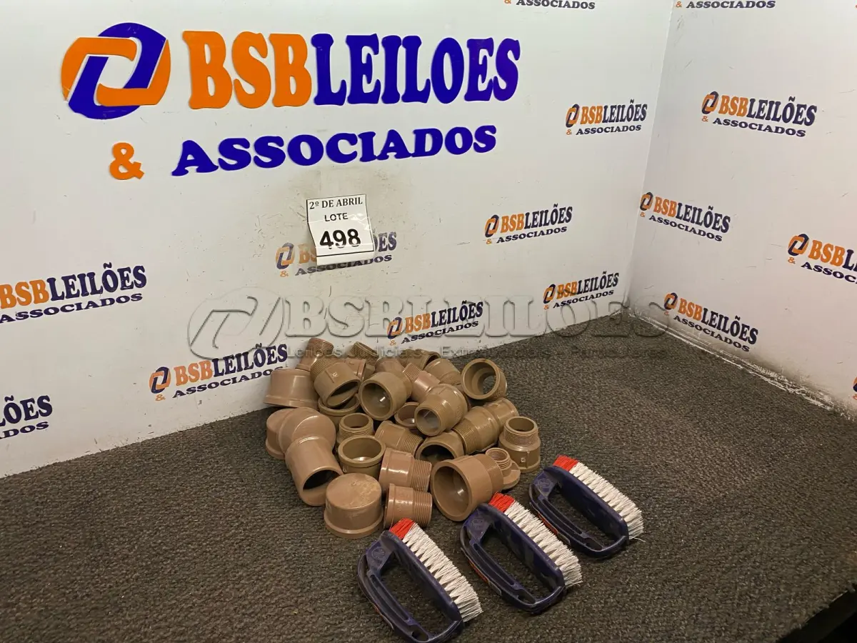 LOTE 498 - 01 LOTE COM CONEXÕES DIVERSAS. (NO ESTADO) ATENÇÃO! FAZER A VISITAÇÃO ANTES DE ARREMATAR, NÃO SABEMOS SE FUNCIONA. LEILÃO NÃO TEM GARANTIA E NEM DEVOLUÇÃO, SUJEITO A POSSÍVEIS AVARIAS VISÍVEIS/OCULTAS E/OU AUSÊNCIA DE COMPONENTES.