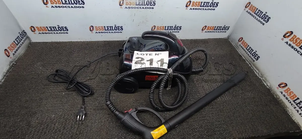LOTE 211 - 01 - VAPORIZADOR E HIGIENIZADOR VAPOR PREMIUM 1.500W 220V (NO ESTADO, NÃO SABEMOS SE FUNCIONA. LEILÃO NÃO TEM GARANTIA E NEM DEVOLUÇÃO, SUJEITO A POSSÍVEIS AVARIAS VISÍVEIS/OCULTAS E/OU AUSÊNCIA DE COMPONENTES)