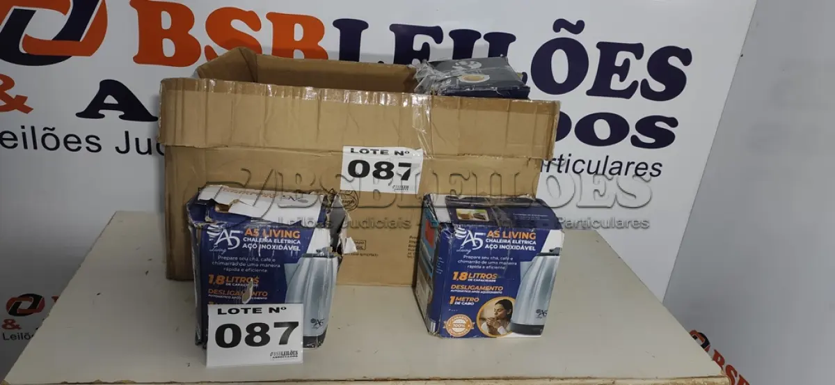 LOTE 087 - 07 – CHALEIRAS DIVERSAS 110V (NO ESTADO, NÃO SABEMOS SE FUNCIONA. LEILÃO NÃO TEM GARANTIA E NEM DEVOLUÇÃO, SUJEITO A POSSÍVEIS AVARIAS VISÍVEIS/OCULTAS E/OU AUSÊNCIA DE COMPONENTES)