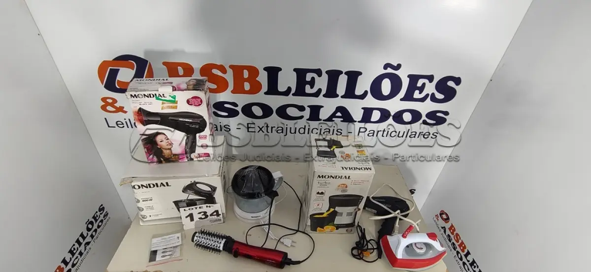 LOTE 134 - 07 – ELETRODOMÉSTICOS DIVERSOS (NO ESTADO, NÃO SABEMOS SE FUNCIONA. LEILÃO NÃO TEM GARANTIA E NEM DEVOLUÇÃO, SUJEITO A POSSÍVEIS AVARIAS VISÍVEIS/OCULTAS E/OU AUSÊNCIA DE COMPONENTES)