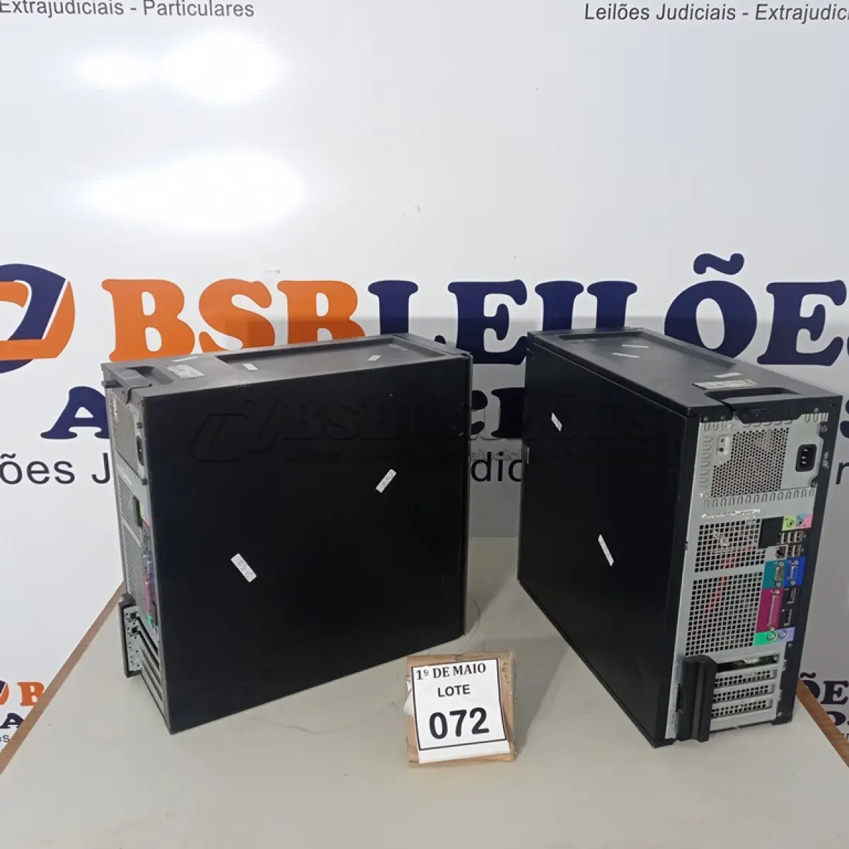 LOTE 072 - 02 SERVIDORES MARCA DELL. (NO ESTADO) ATENÇÃO! FAZER A VISITAÇÃO ANTES DE ARREMATAR, NÃO SABEMOS SE FUNCIONA. LEILÃO NÃO TEM GARANTIA E NEM DEVOLUÇÃO, SUJEITO A POSSÍVEIS AVARIAS VISÍVEIS/OCULTAS E/OU AUSÊNCIA DE COMPONENTES.